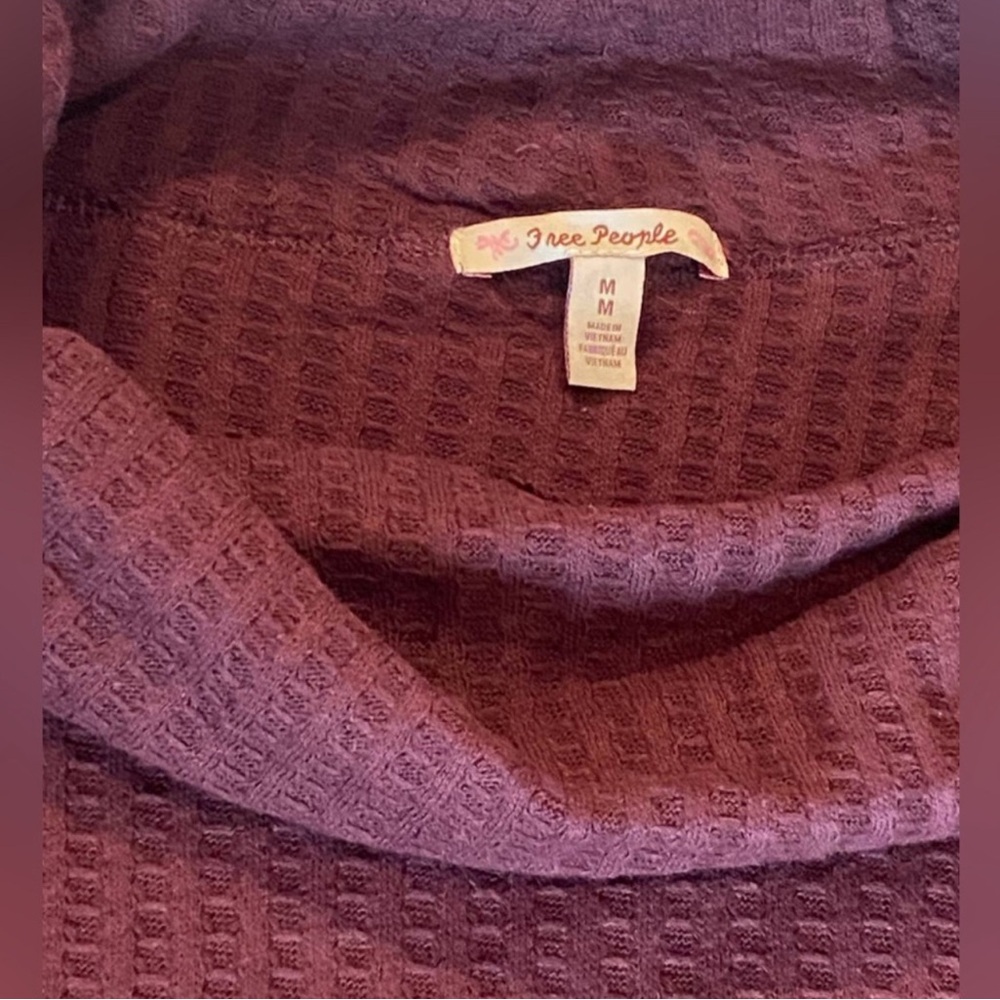 Free People Juicy Long Sleeve Tunic Sweater with Cowl Neck - Picture 9 of 10